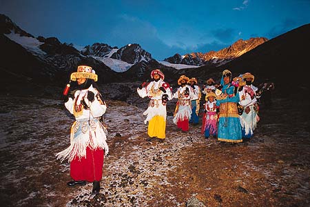 Capac Negro dancers, based on 19th-century freed slaves, are among the scores of semi-mythical characters. 