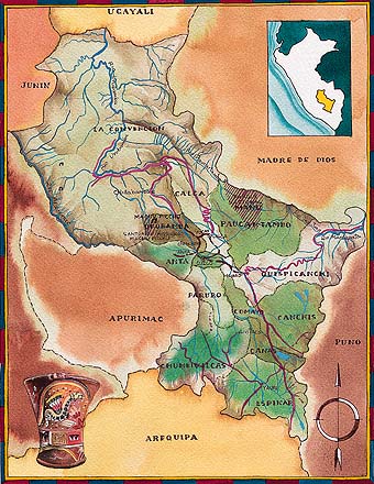 Map of Cusco