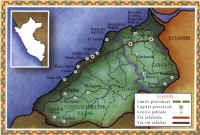 Map of Tumbes/Mapa de Tumbes