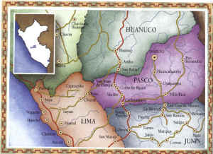 Map of Pozuzo