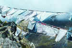 Flags in the wind: an ever-present symbol of Buddhist prayer.  Renzo Uccelli