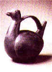 Vasija en forma de pato Per: Costa norte, Chim, 1100-1470 D.C. Arcilla